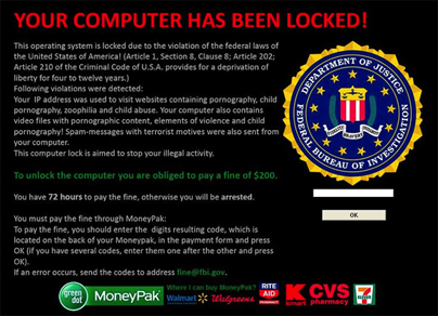 Fake FBI Ransomware