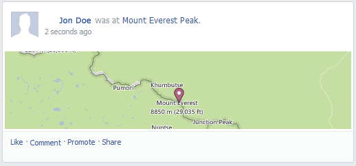 Checked In Mt. Everest Peak
